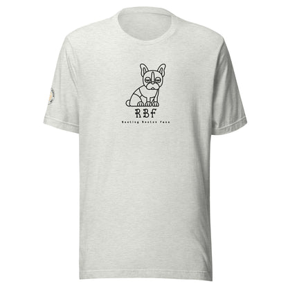 Boston Terrier - RBF (Resting B***h Face) Unisex T-shirt (Blk)