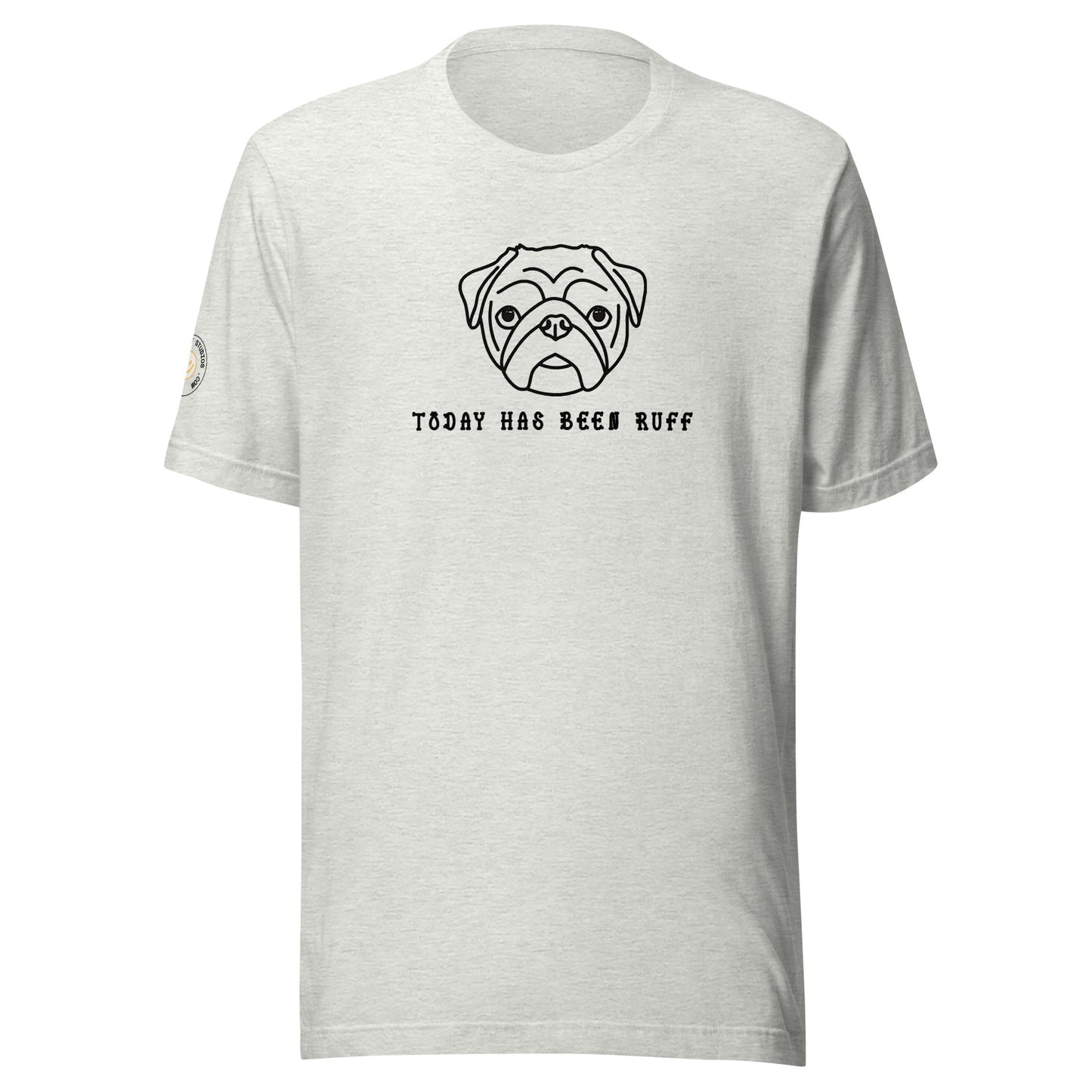 PUG - Ruff Day Unisex T-shirt (Blk)