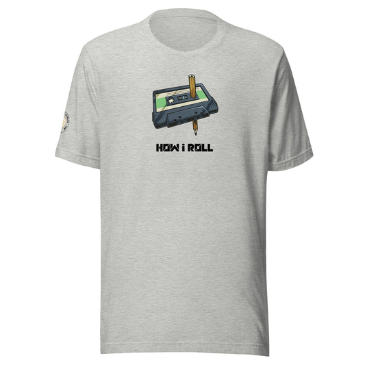 How I Roll - 80's Cassette Tape Unisex T-shirt