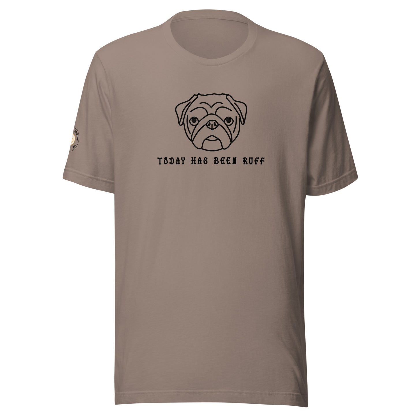 PUG - Ruff Day Unisex T-shirt (Blk)